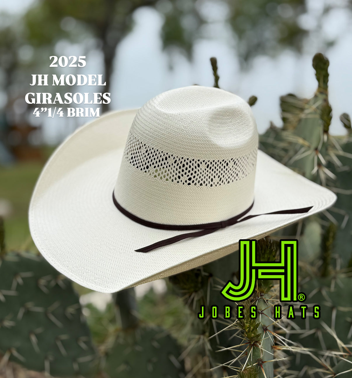 NEW 2025 JH Straw Hat “Girasoles” 4”1/4 brim – Jobes Hats, LLC display picture 3
