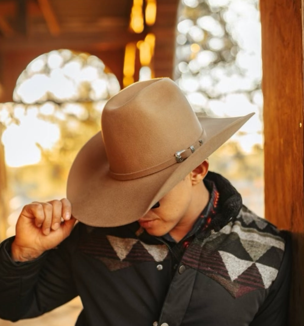 New 2023 JH Felt 4X Wool “Pecan” 6” crown 4”1/4 brim - Jobes Hats