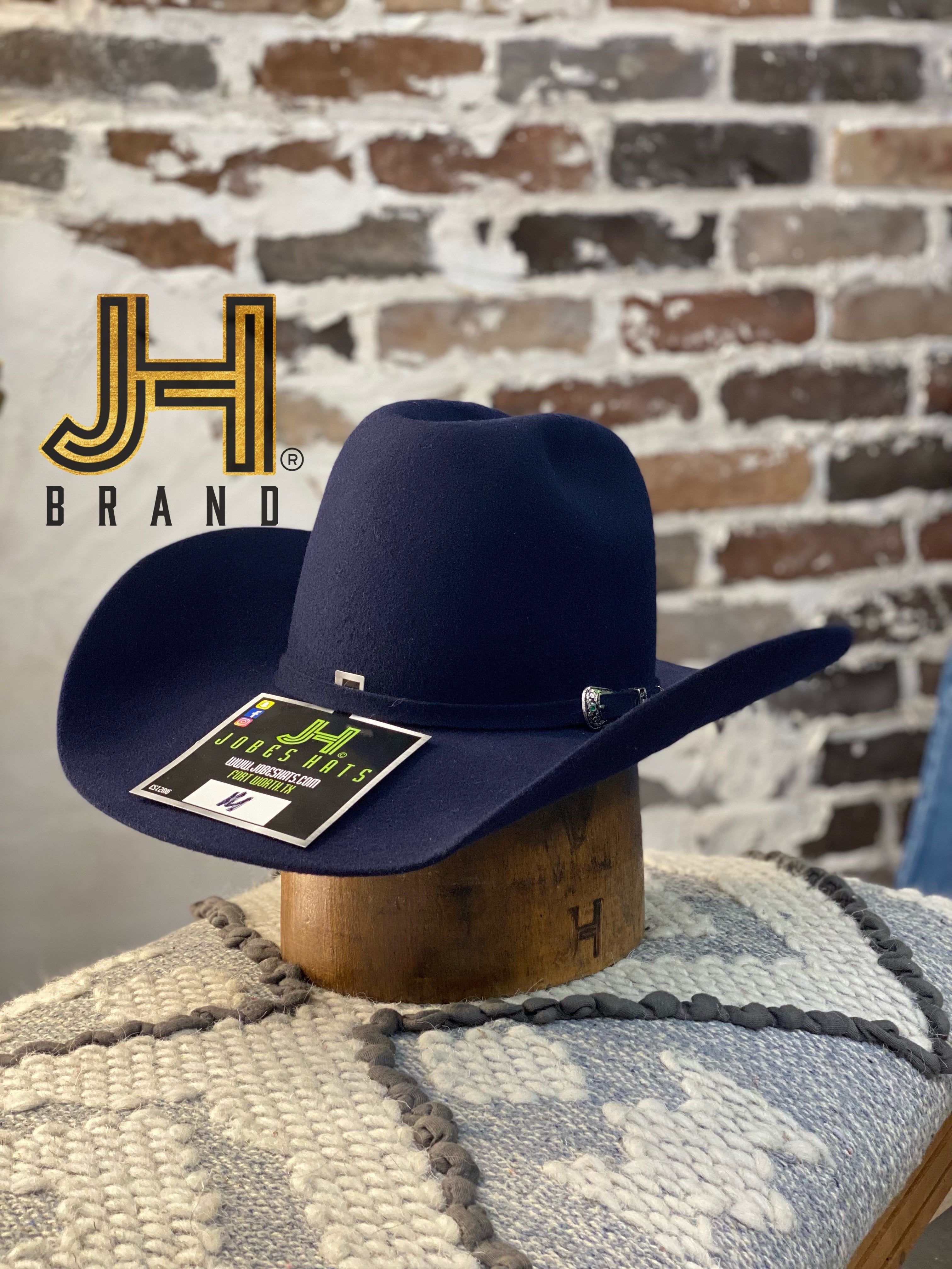 2022 JH Kids Wool Felt “Midnight Blue” 3”3/4 brim – Jobes Hats, LLC