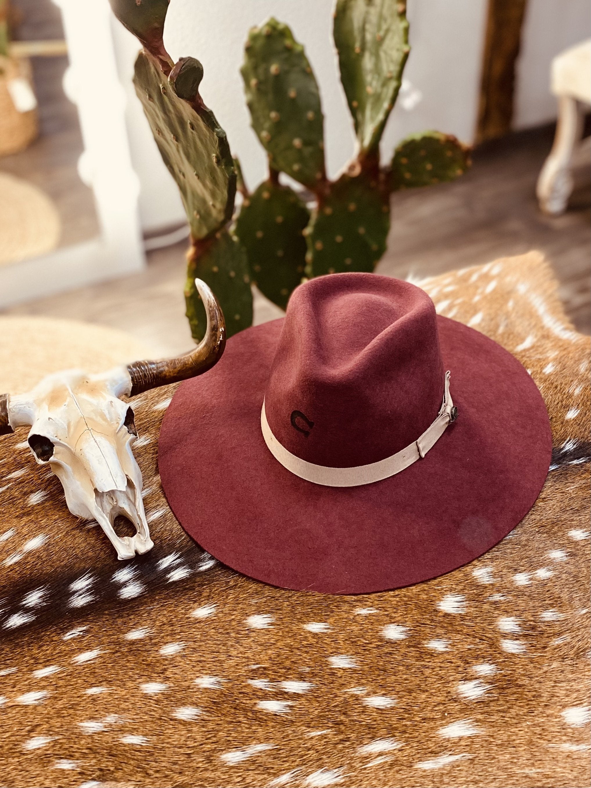 Charlie One Horse “Highway” Burgundy – Jobes Hats, LLC Charlie 1 Horse Hats main image 0