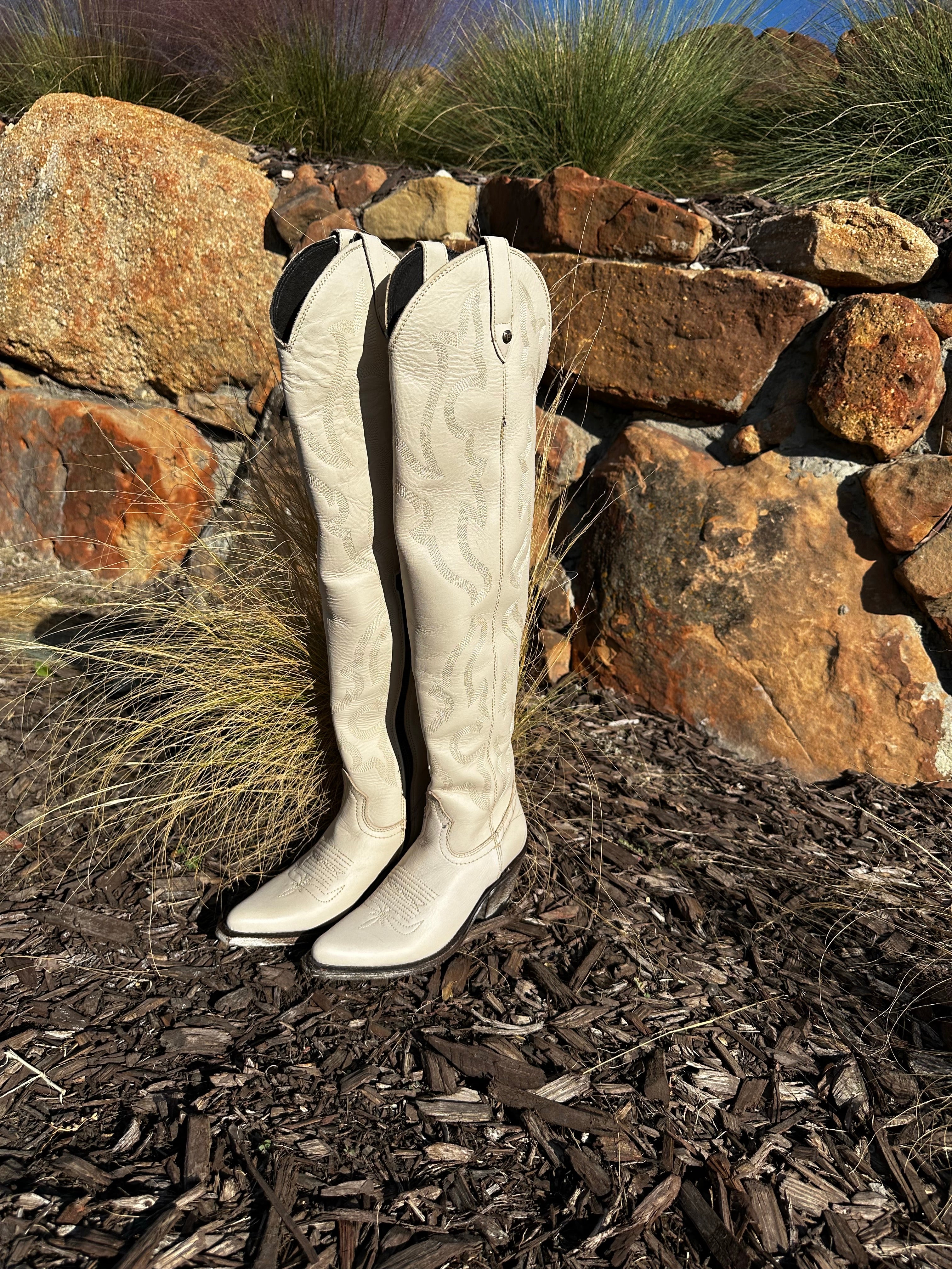Liberty Black Allyssa Missouri Bone - Womens Boots – Jobes Hats, LLC