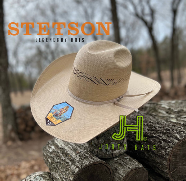 Stetson Square Straw Hat