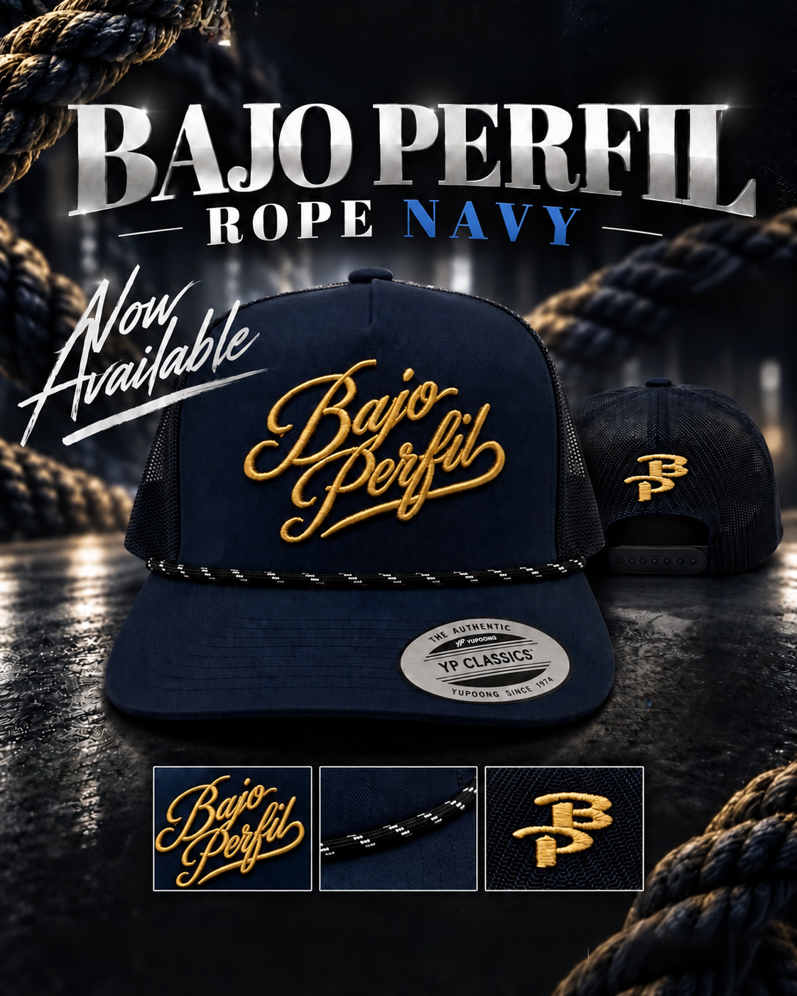 BP rope navy