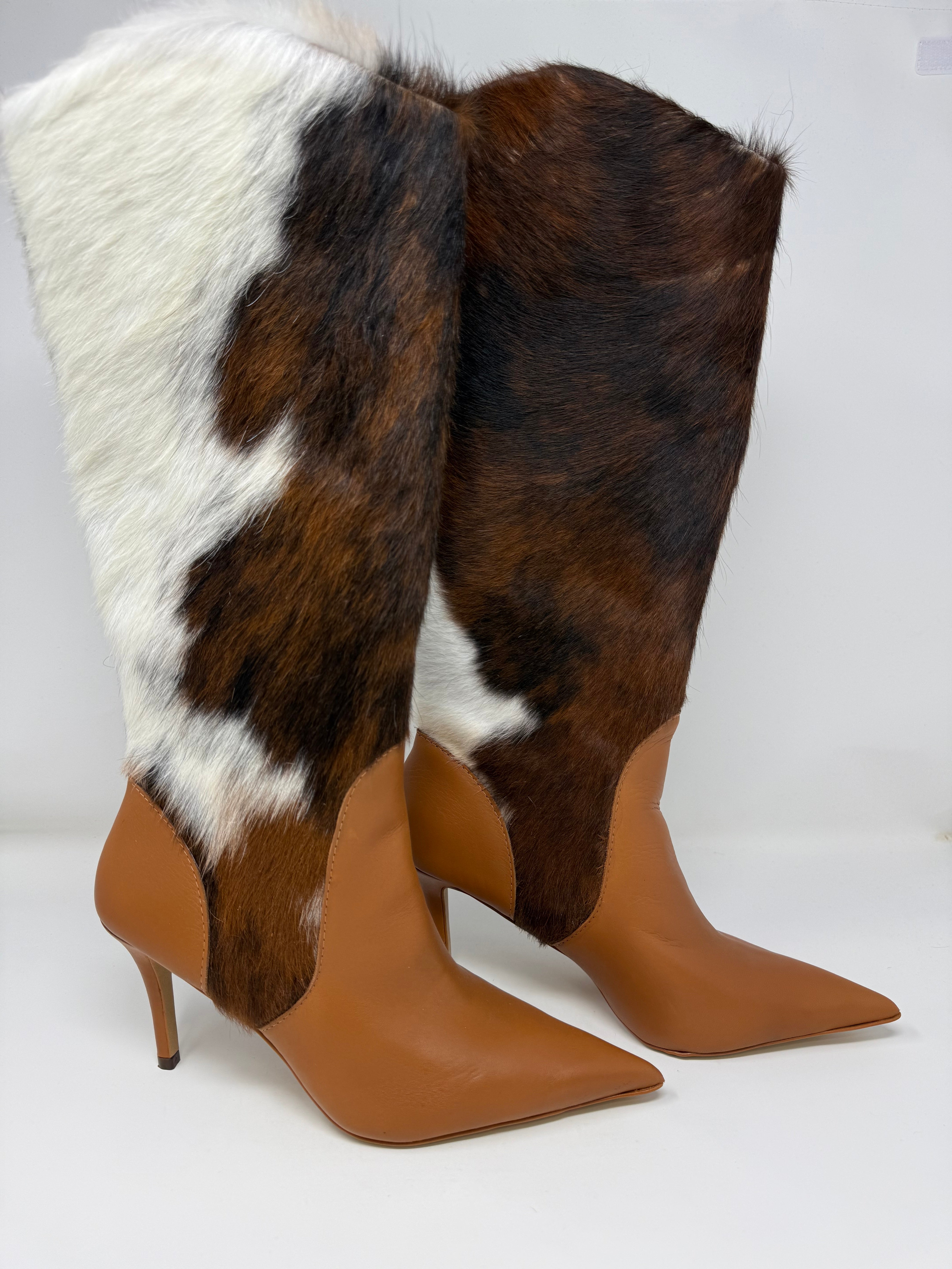 JH Cali Stiletto Boot- Genuine Cowhide (size 6 ) #30 -Womens Boots