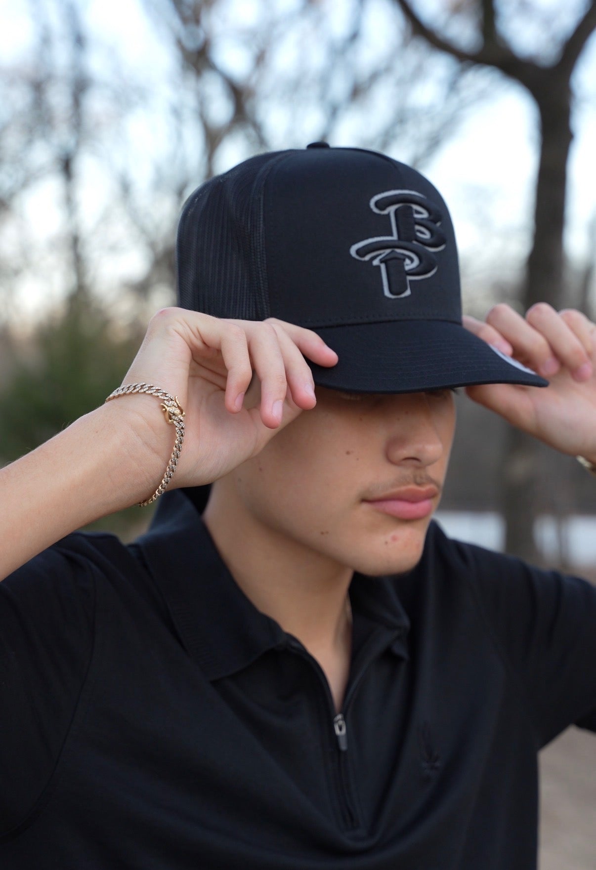BP OG Black/Grey Cap - Jobes Hats, LLC