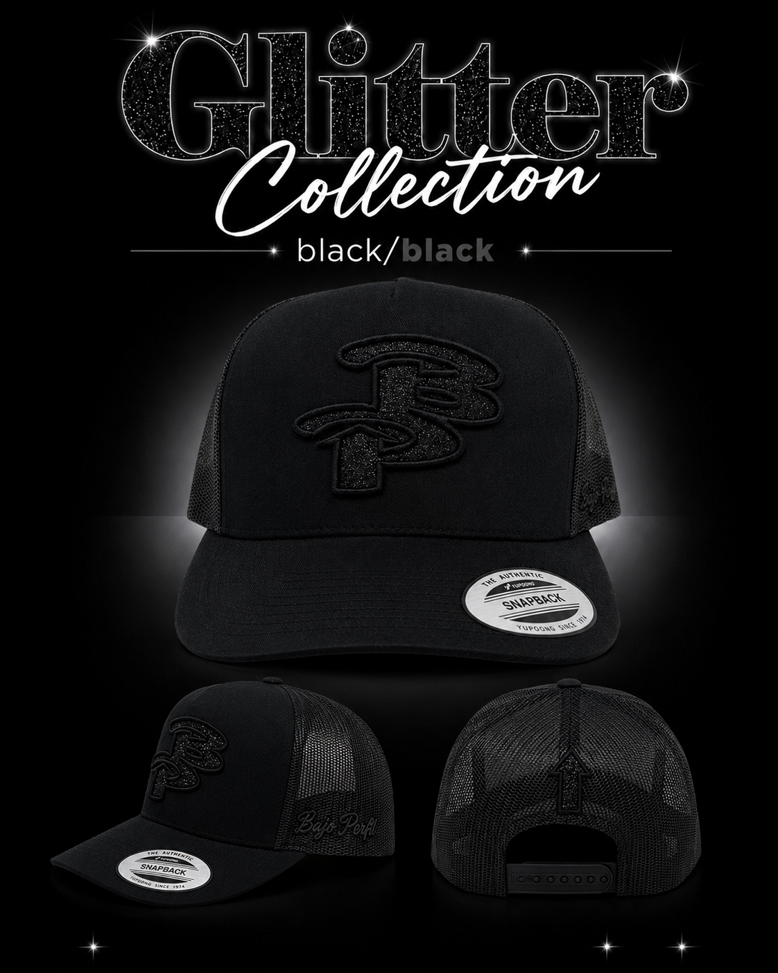 BP Glitter black/black