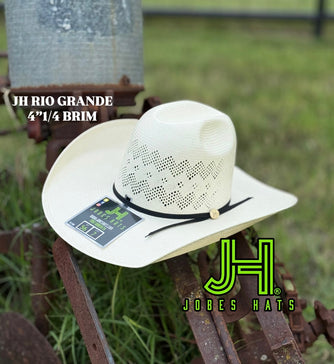NEW 2025 JH Straw Hat “Rio Grand” 4”1/4 Brim