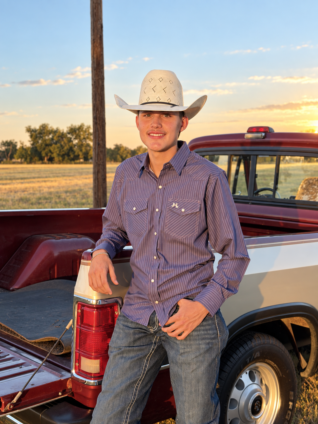 New JH Shirt Retro Collection (Light Weight) Purple JH-0126MF