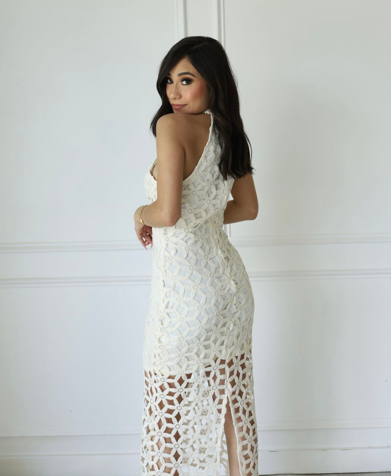 JH Womens Venice Crochet Maxi Dress  #2805 - Jobes Hats, LLC