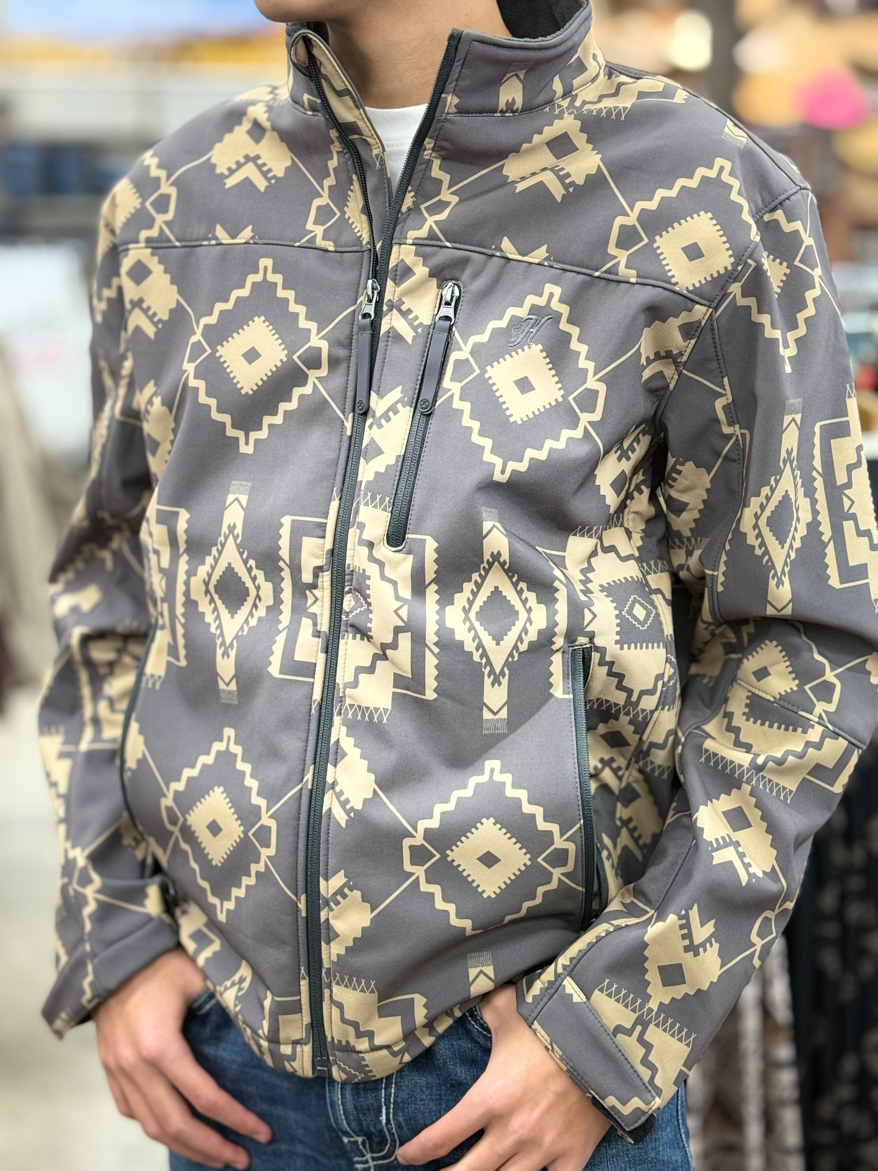 Aztec Men’s Hooey Soft Shell jacket - Jobes Hats, LLC