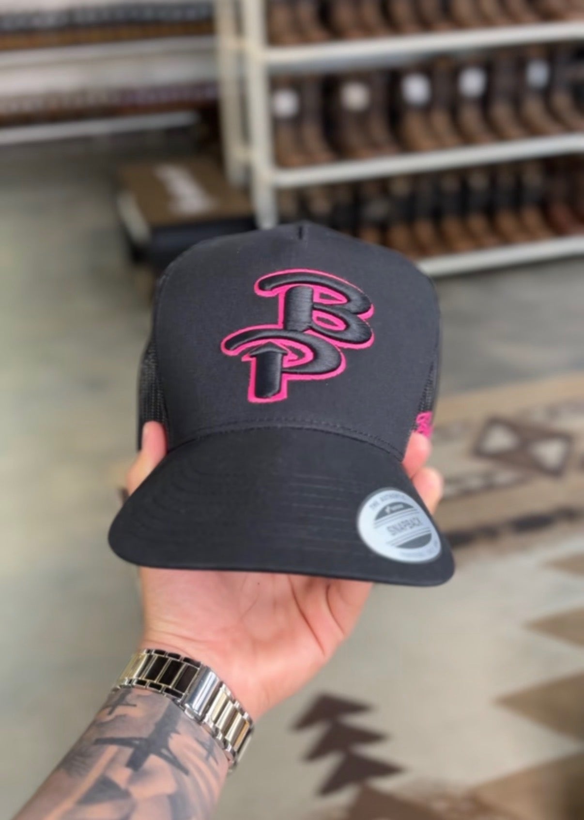New BP Black Valentines Edition Cap - Jobes Hats, LLC