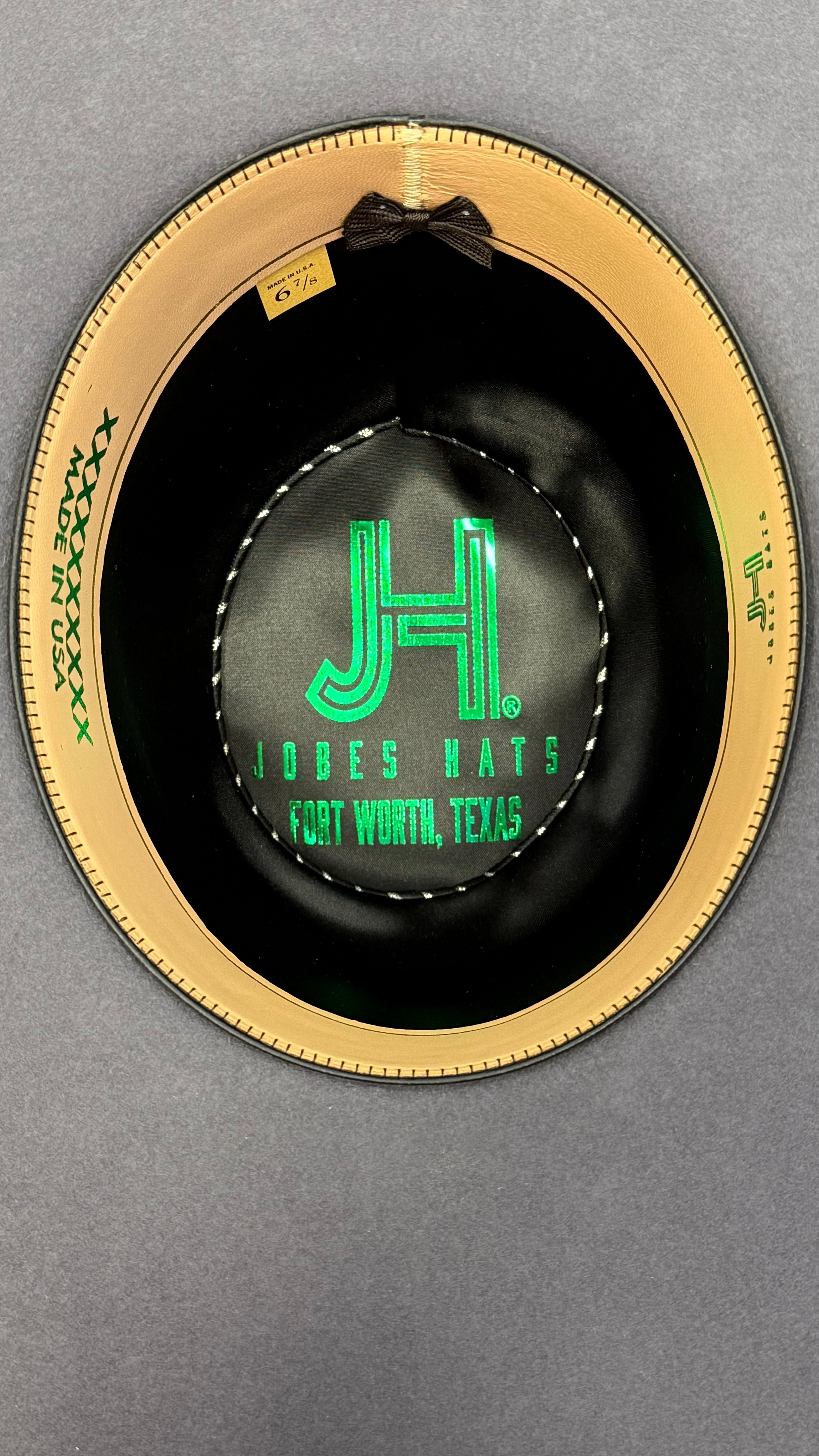 New 10X JH Sea Green Felt 6”crown 4”1/4 brim - Jobes Hats, LLC
