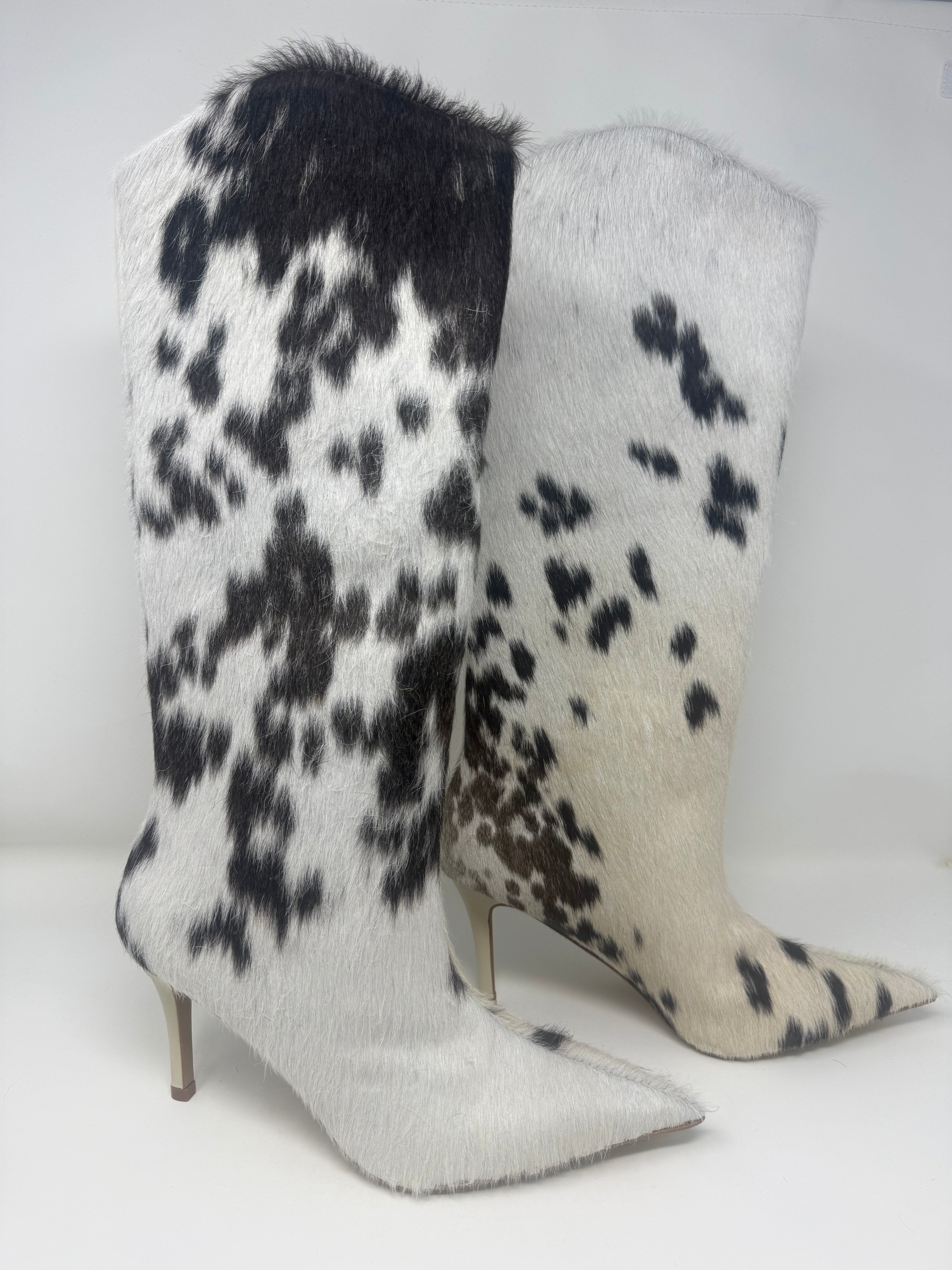 JH Cali Stiletto Boot- Genuine Cowhide #35 #42-Womens Boots