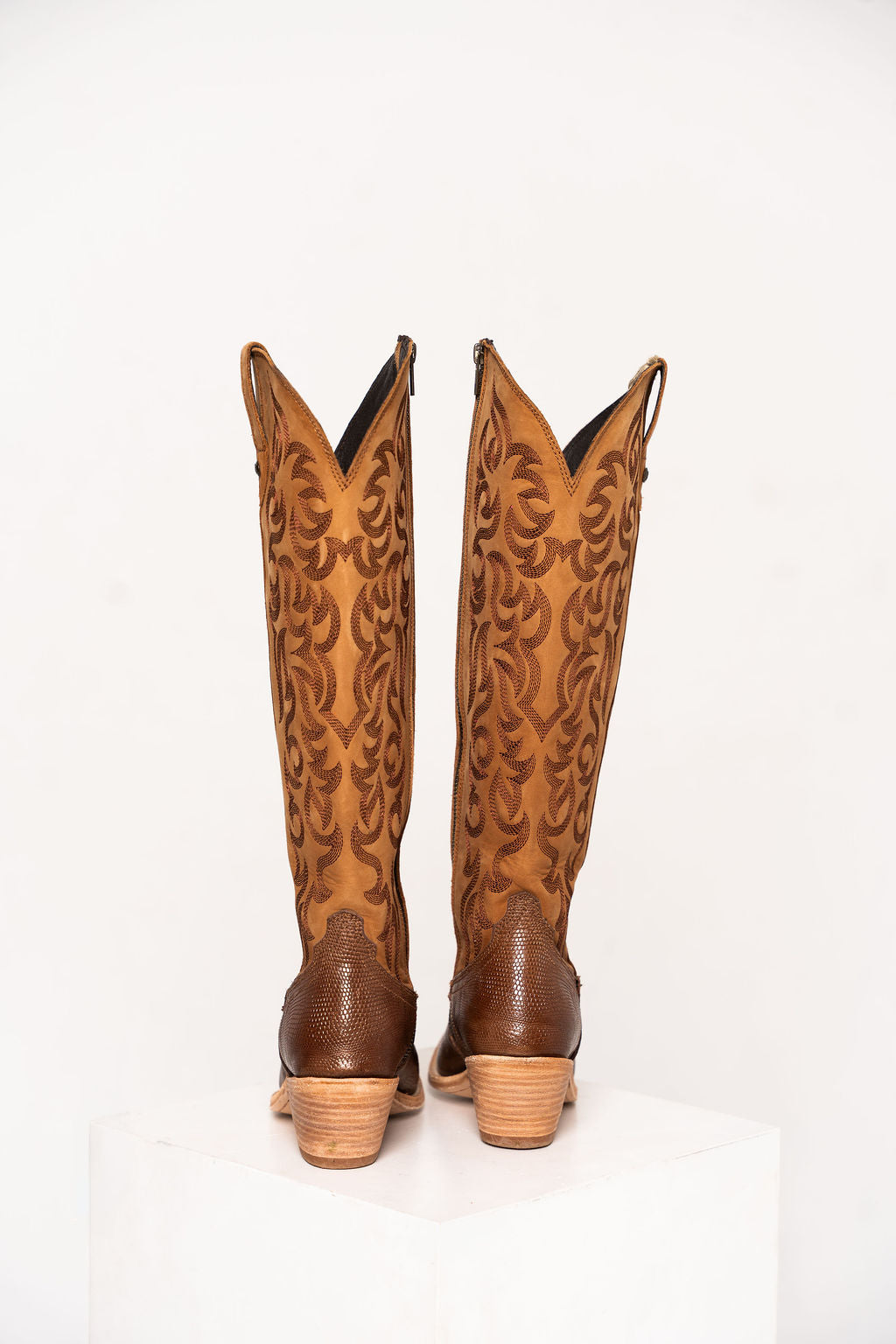 JH Exclusive- Saige-Maple Lizzard -Womens Boots