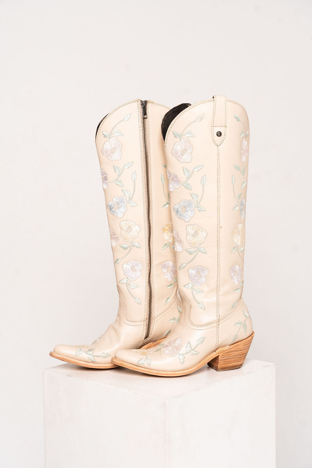 JH Exclusive-Allie Missouri Bone/Pastel Flowers -Womens Boots
