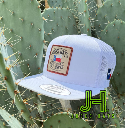 New 2025 JH Cap-All White Texas Shapers patch - Jobes Hats, LLC