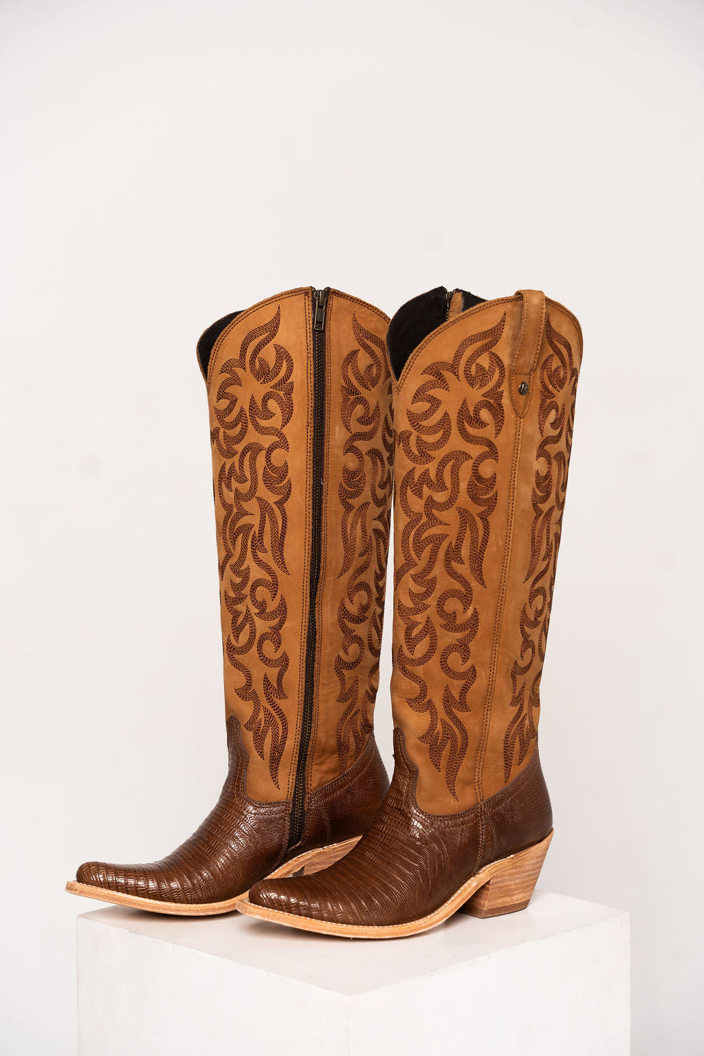 JH Exclusive- Saige-Maple Lizzard -Womens Boots