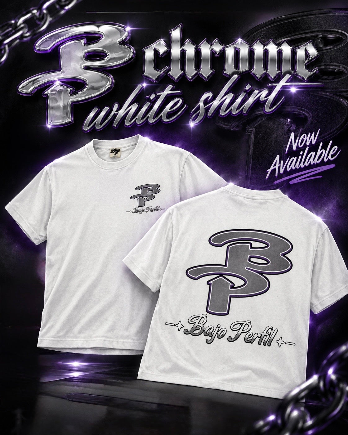 BP WHITE CHROME SHIRT