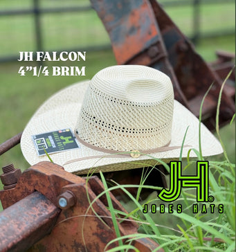 NEW 2025 JH Straw Hat “Falcon” 4”1/4 Brim