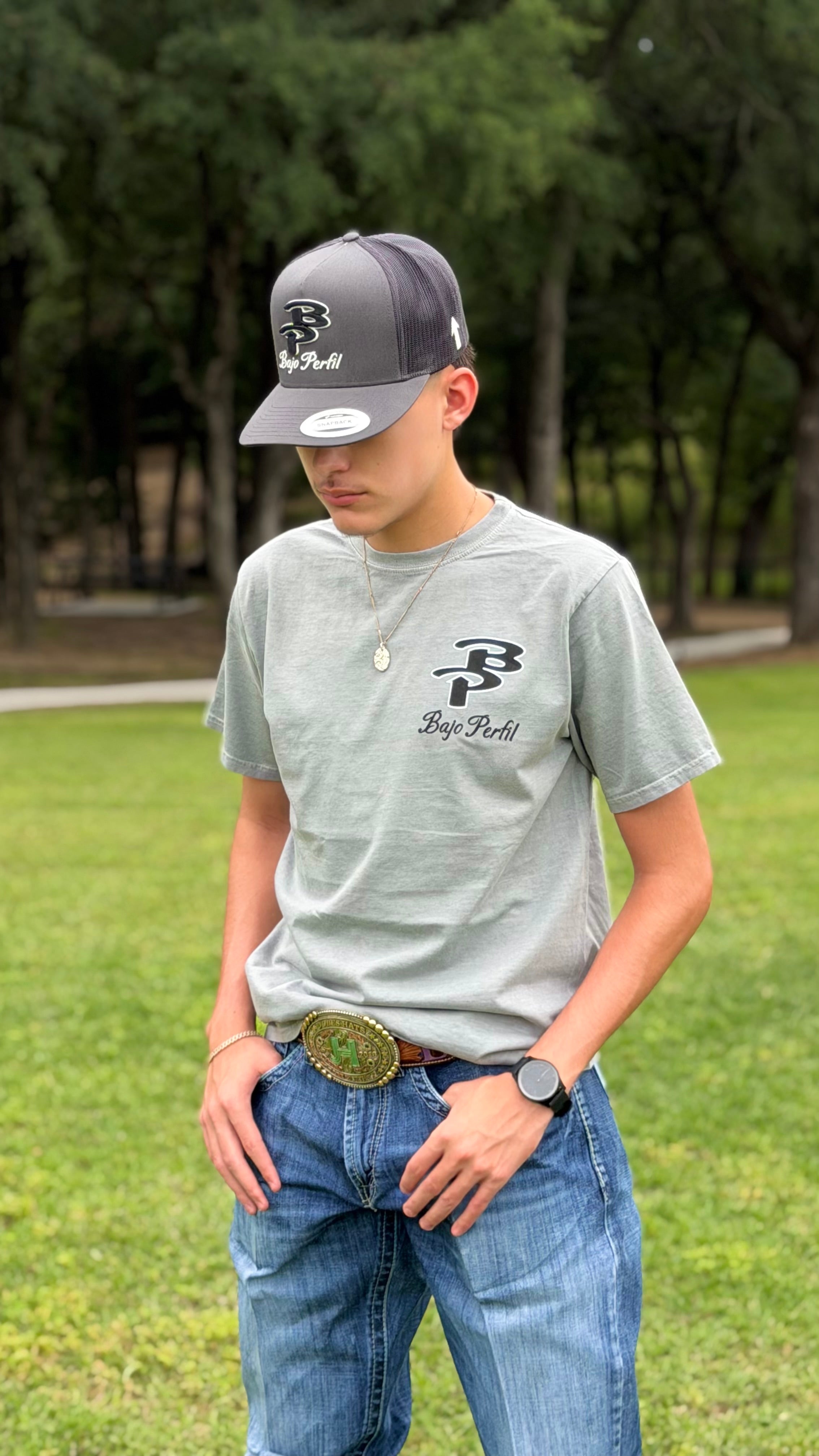 New BP T-Shirt (Steel Grey)