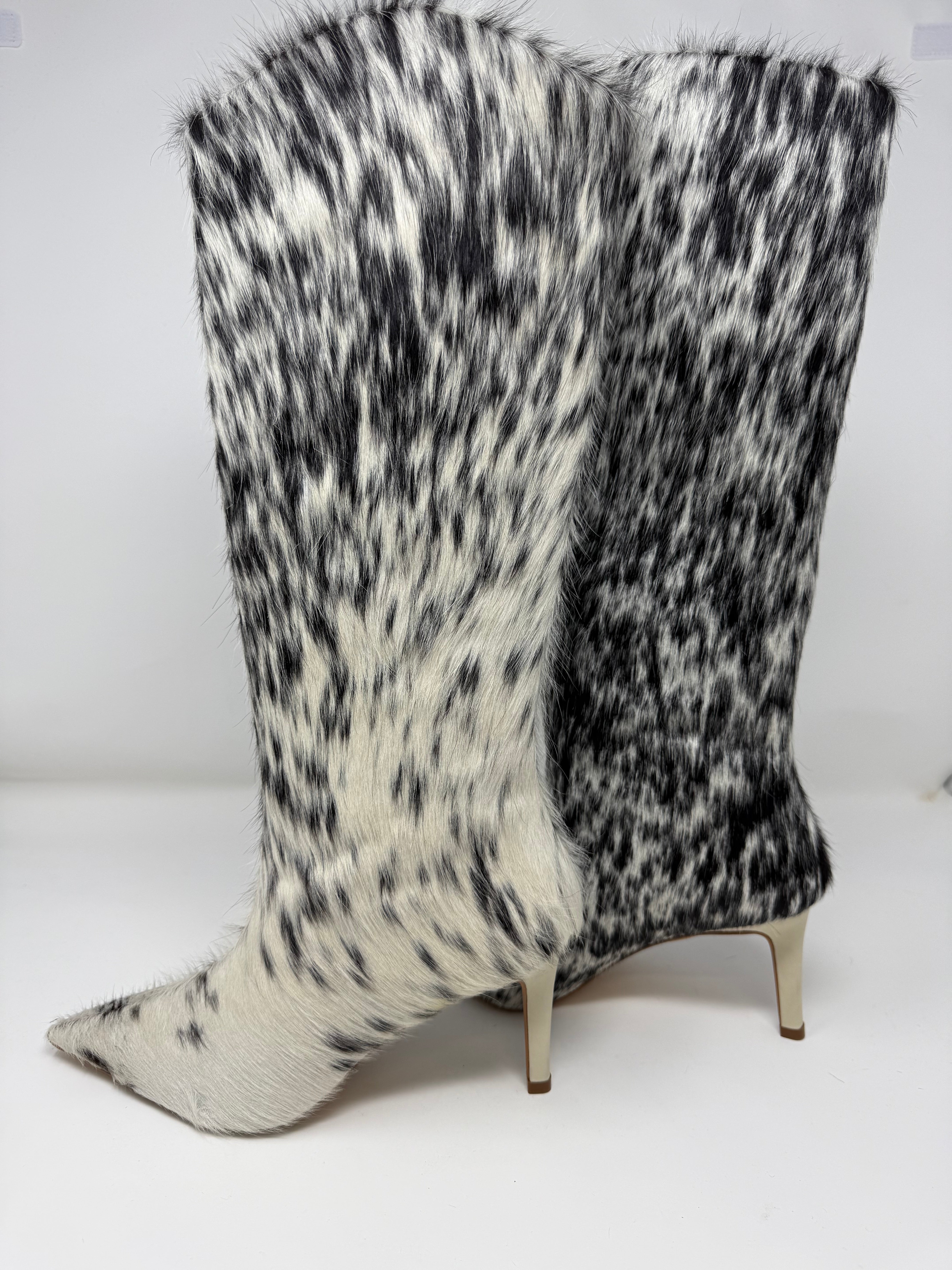 JH Cali Stiletto Boot- Genuine Cowhide (size 5 1/2) #28 -Womens Boots