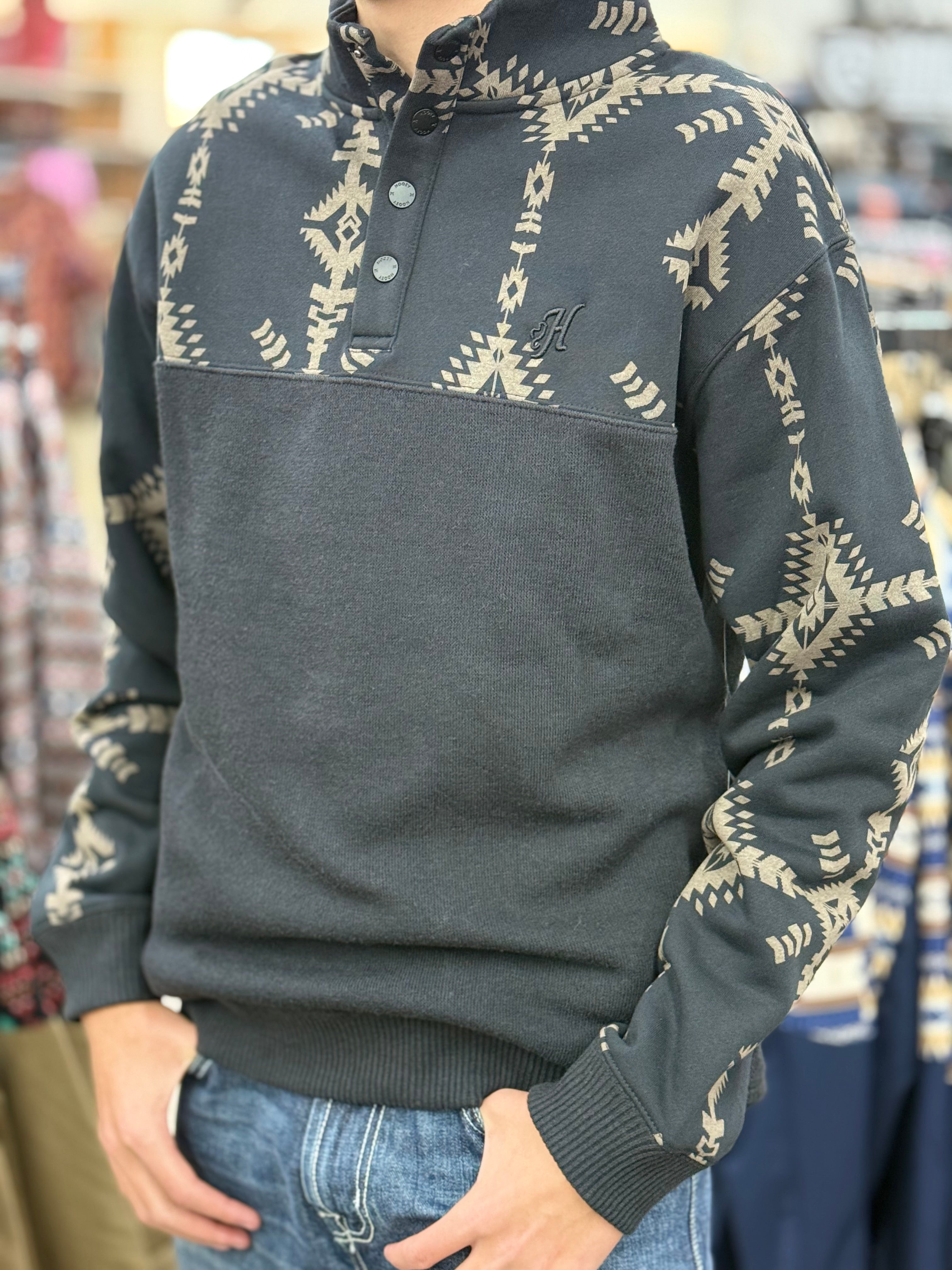 Aztec Men’s Hooey Black Hoodie - Jobes Hats, LLC