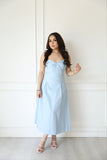 JH Womens Lyra Blue Maxi Dress #2801