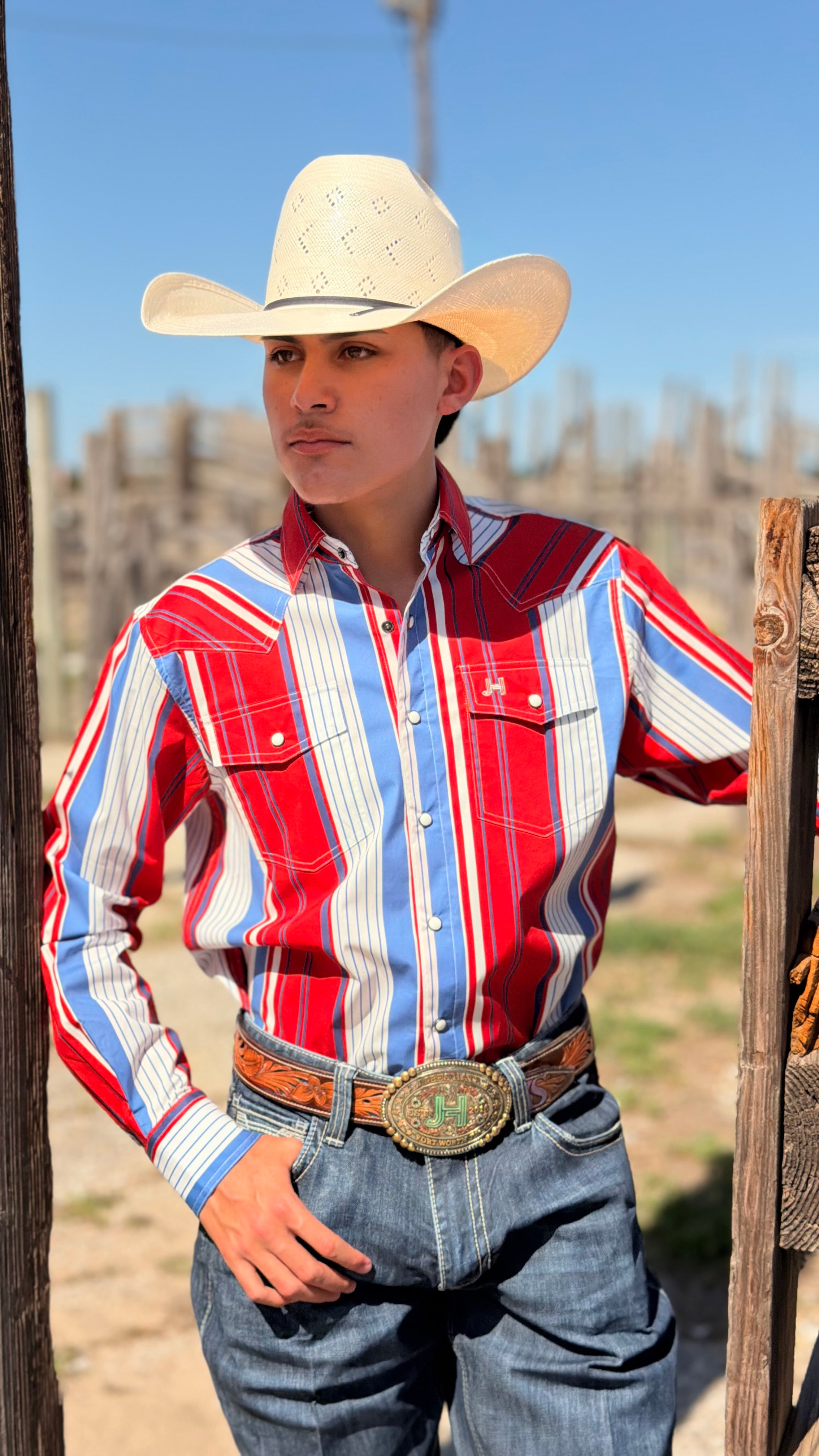 New JH Shirt Retro Collection Red/White/Blue