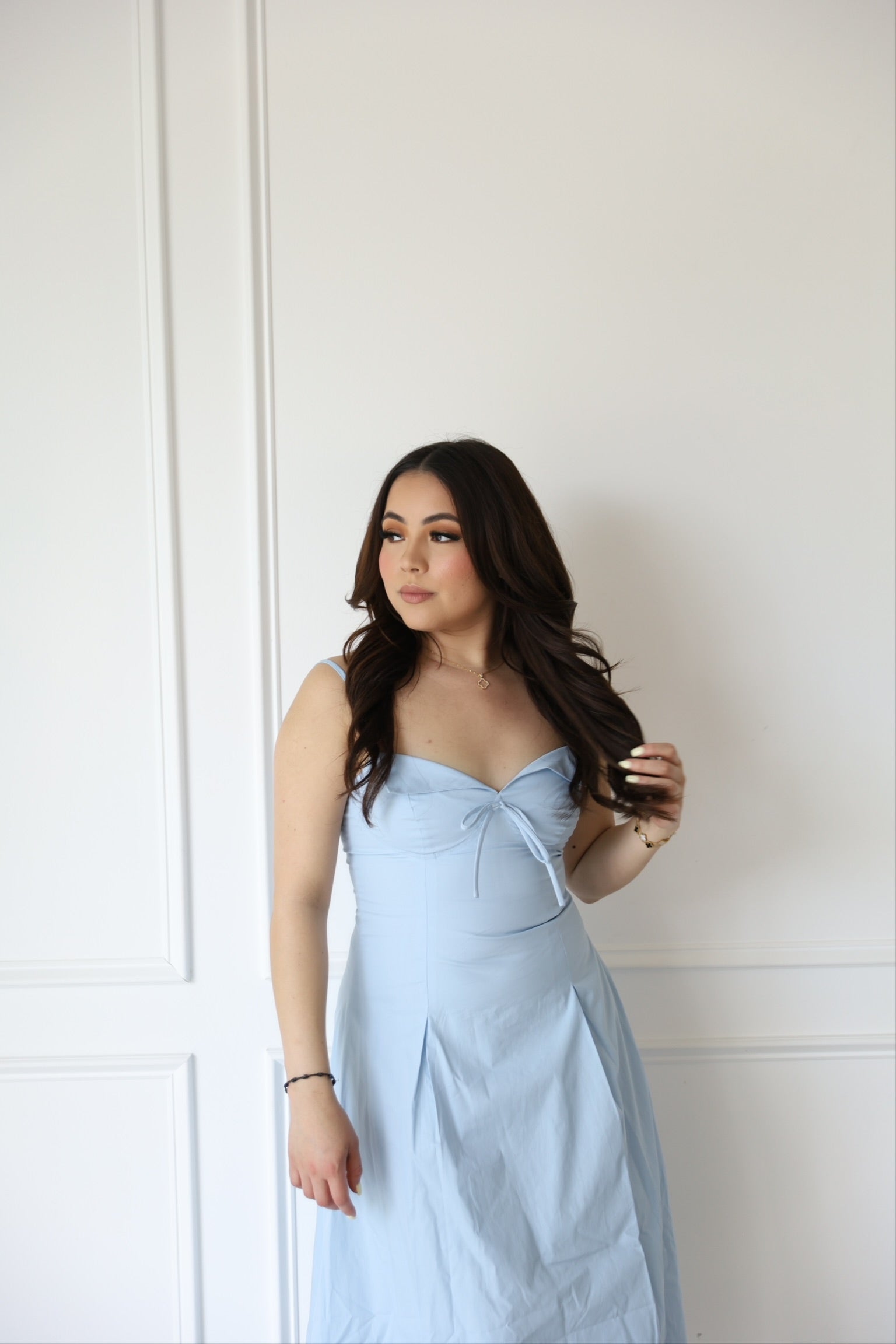 JH Womens Lyra Blue Maxi Dress #2801 - Jobes Hats, LLC