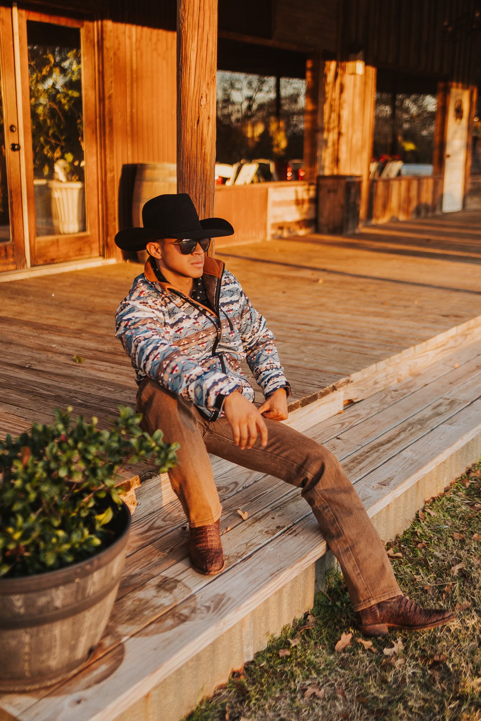 NEW 2024 JH Men’s  Multicolor Aztec soft shell jacket - Jobes Hats