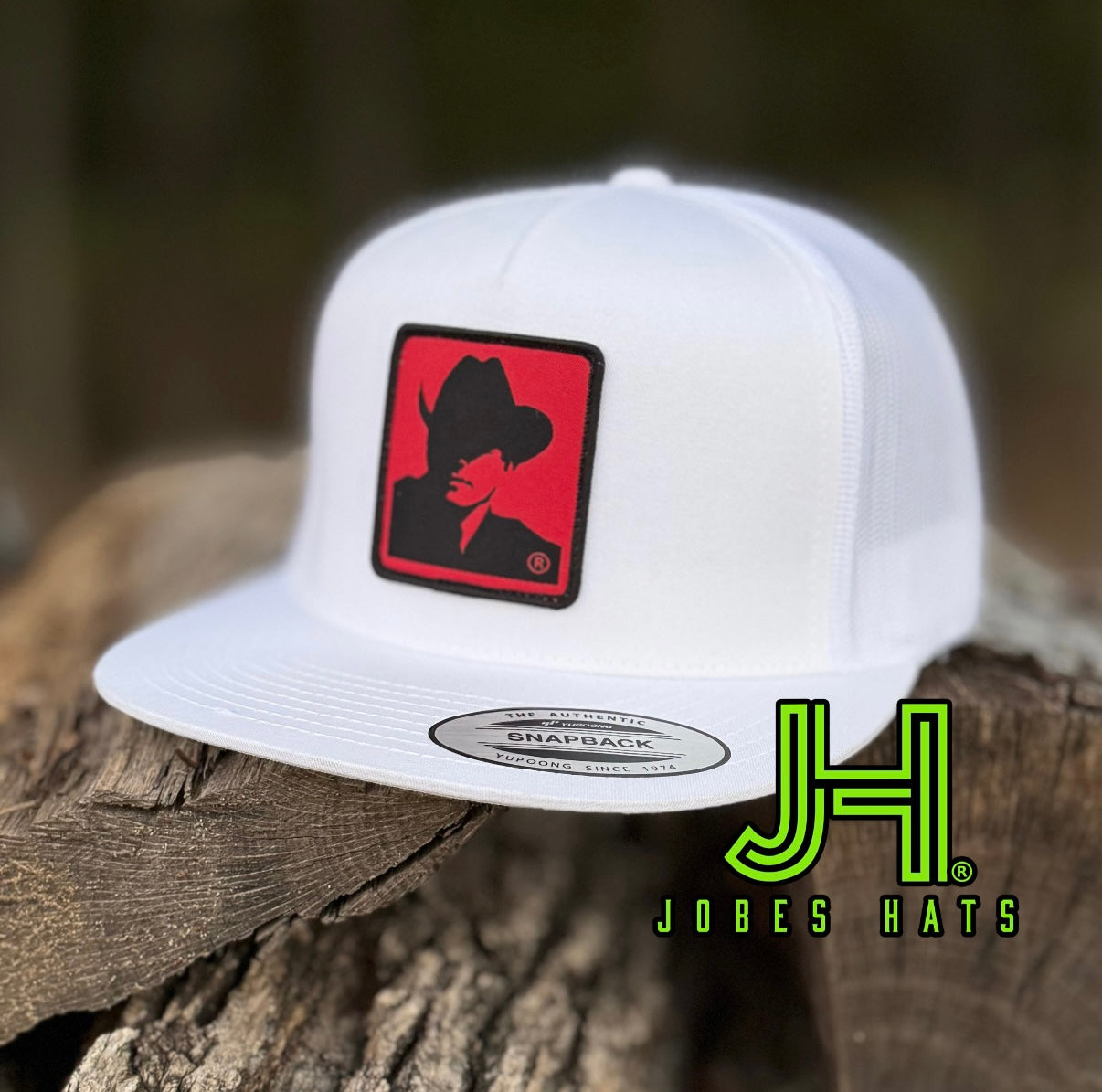 2024 Jobes Hats- All White Montana Patch - Jobes Hats, LLC