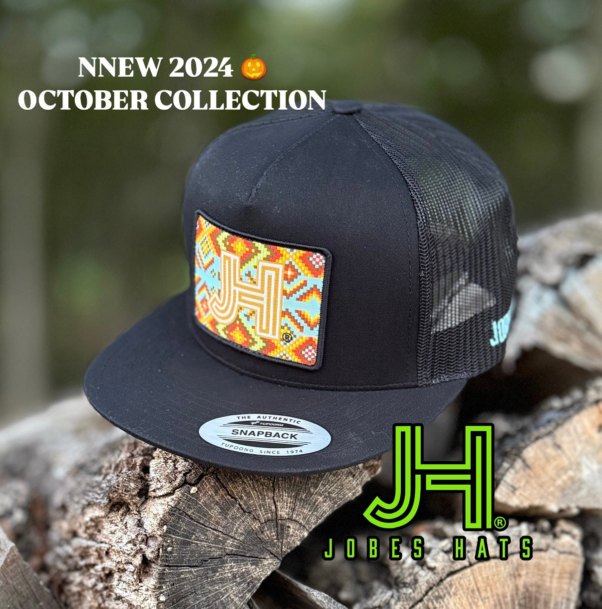 2024 Jobes Hats- All Black Tucson patch - Jobes Hats, LLC