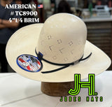 American Hat 🇺🇸  #TC8900  4” 1/4 brim