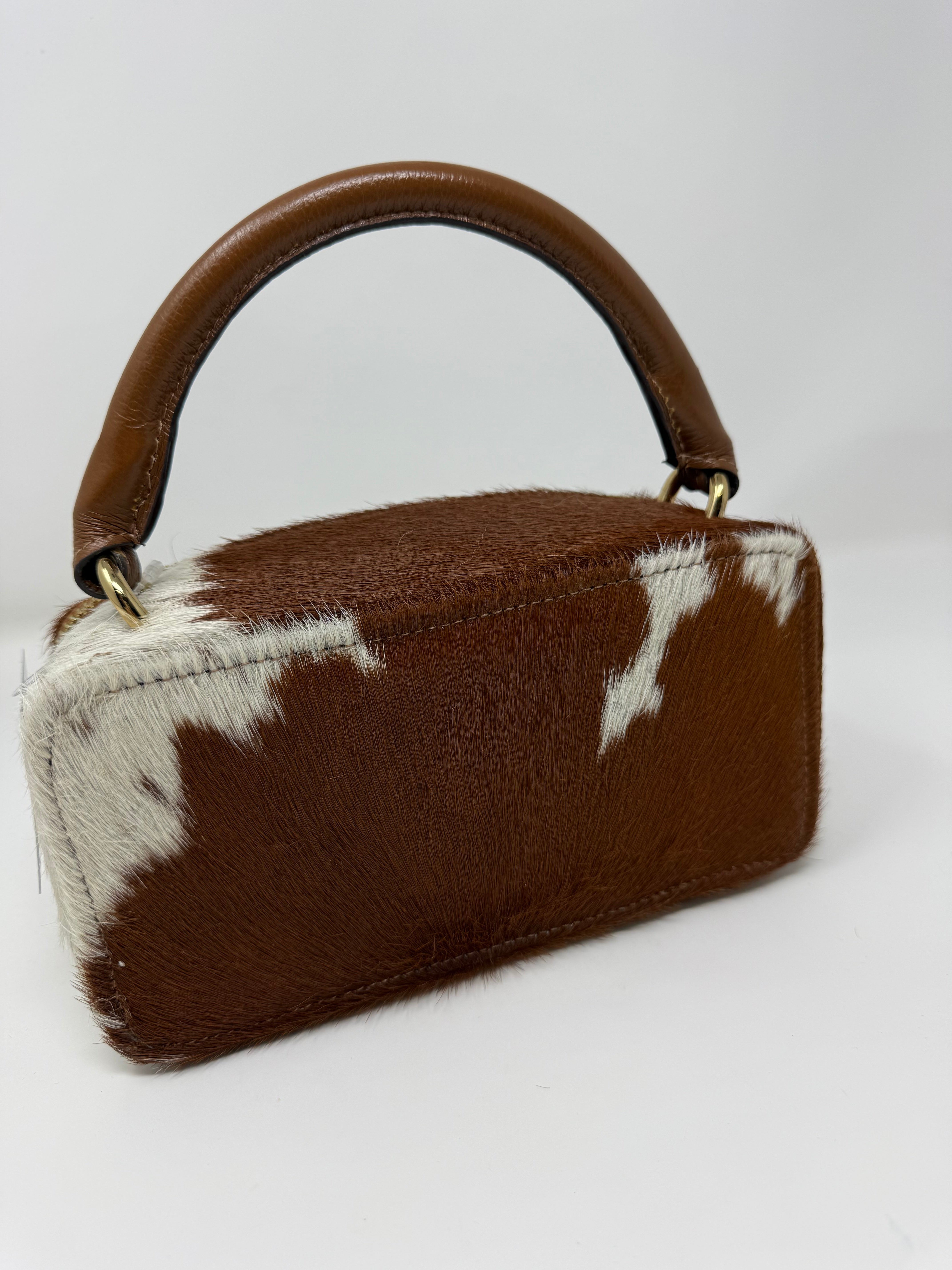 Mini Vanity Genuine Cowhide Purse #2