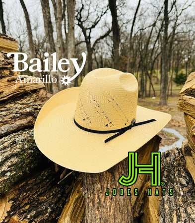 New 2024 Bailey “Amarillo” 4”1/4 brim (Comes open and flat) - Jobes Hats, LLC