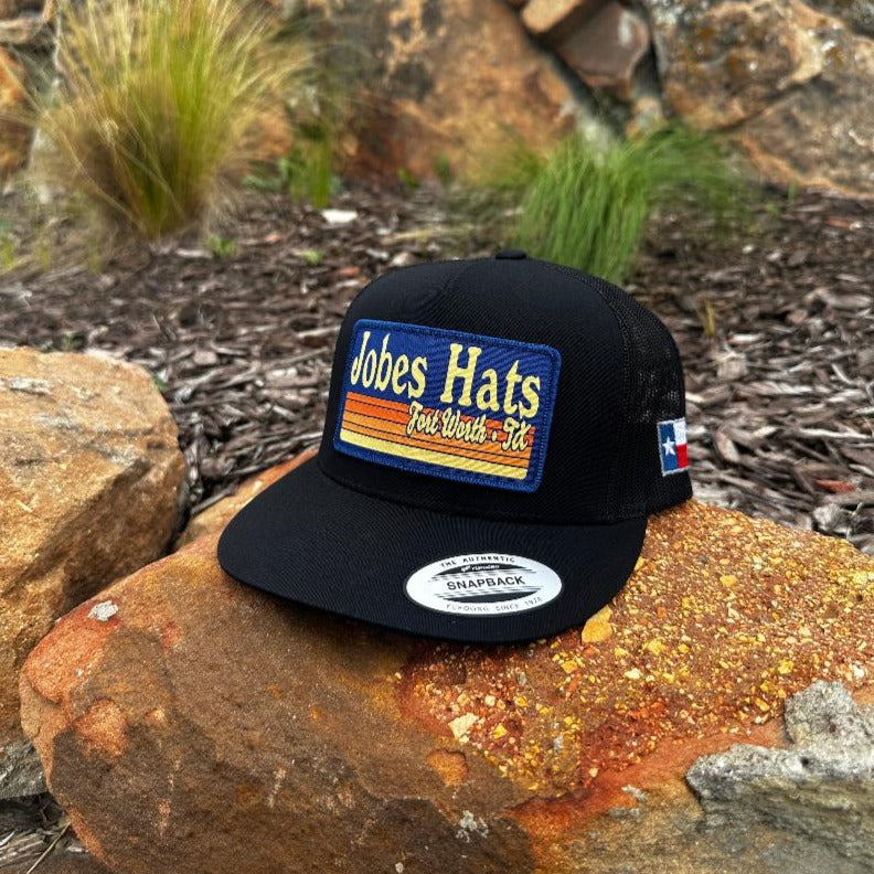 NEW 2023 All Black Jobes Hats Sunrise - Jobes Hats