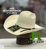 NEW 2025 JH Straw Hat “Diamondback” 4”1/4 Brim
