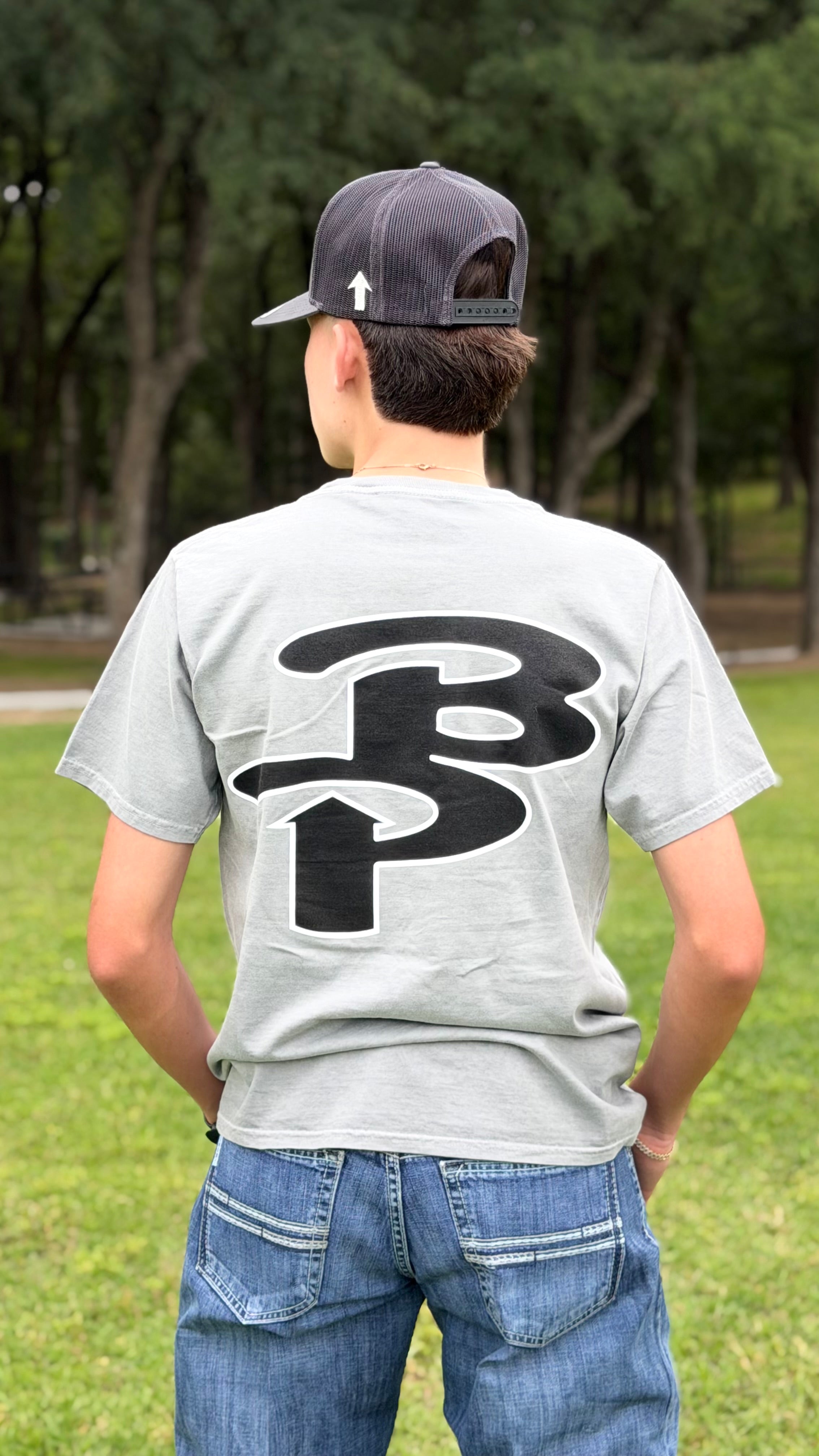 New BP T-Shirt (Steel Grey)