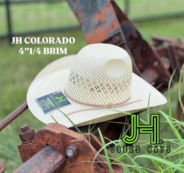 NEW 2025 JH Straw Hat “Colorado” 4”1/4 Brim
