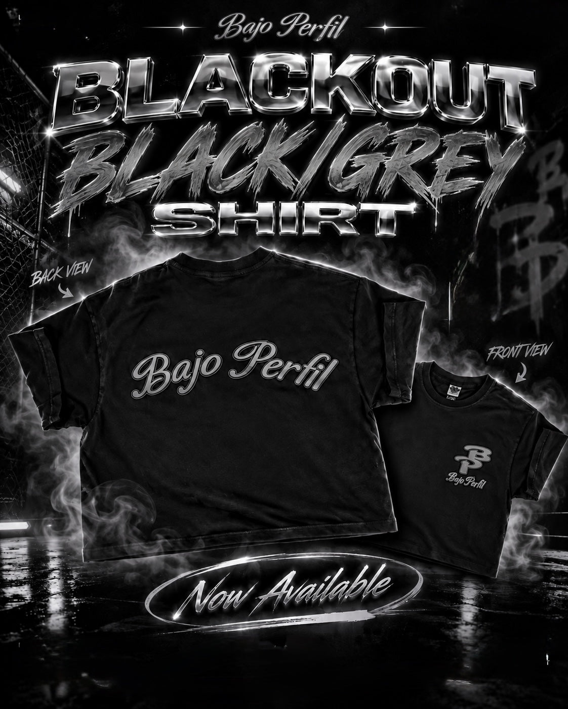 BP blackout black/grey shirt