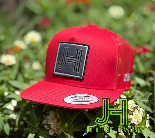 New 2025 JH Cap-Black/Red Mamba patch - Jobes Hats, LLC
