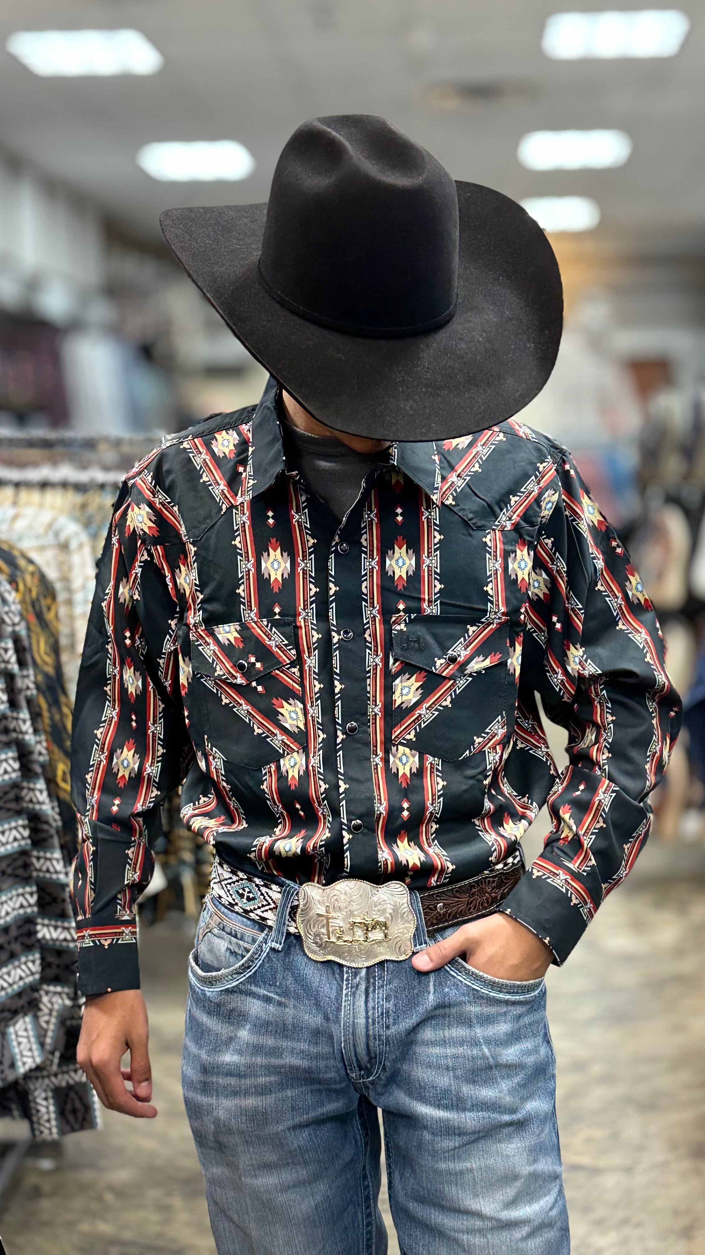 Black Retro Jobes Hats Mens Long Sleeve - Jobes Hats, LLC