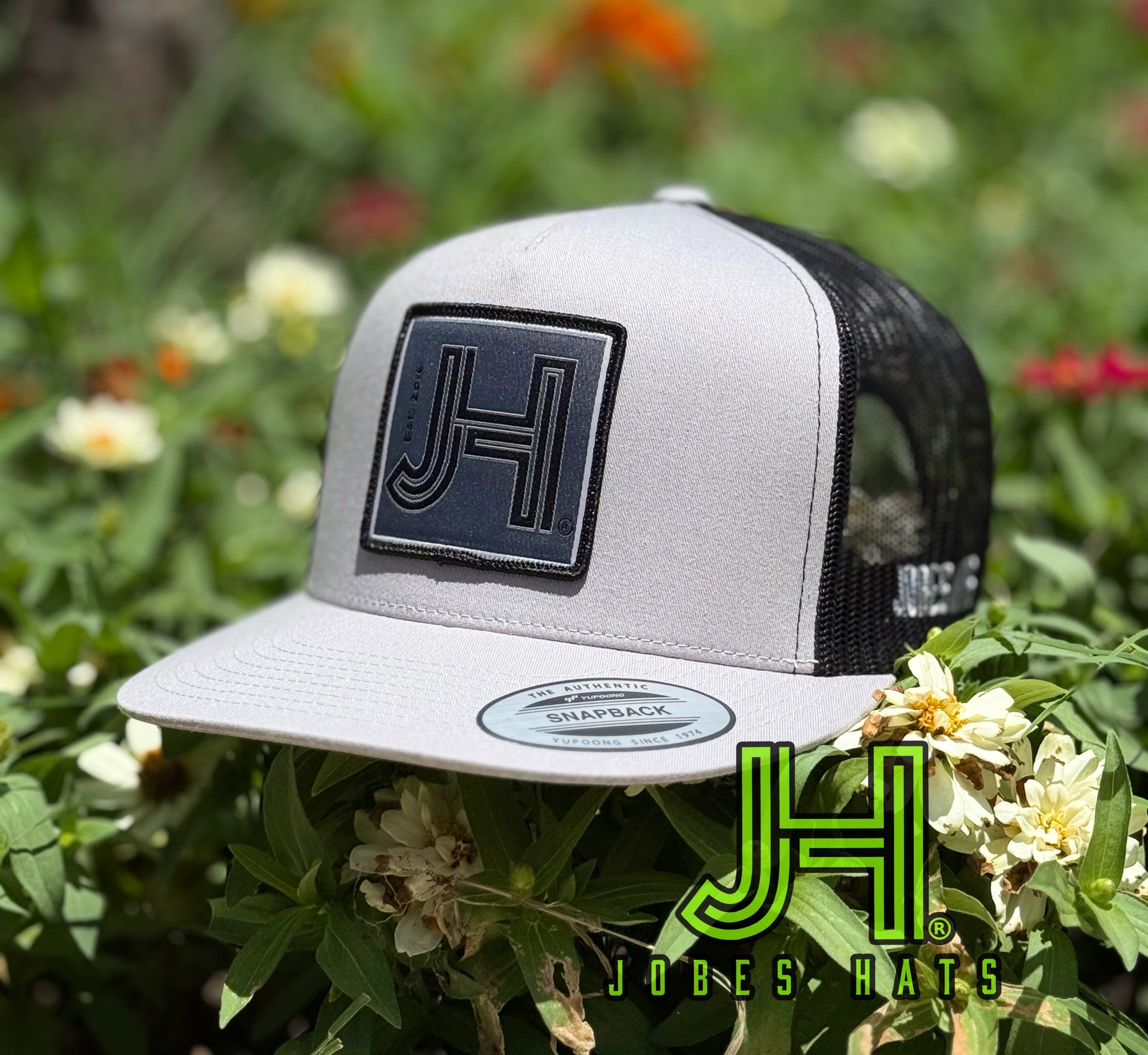 New 2025 JH Cap- Silver/Black Mamba patch - Jobes Hats, LLC