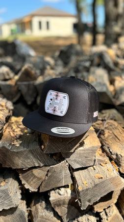 2023 Jobes Hats All Black Pink Arrow Patch - Jobes Hats, LLC