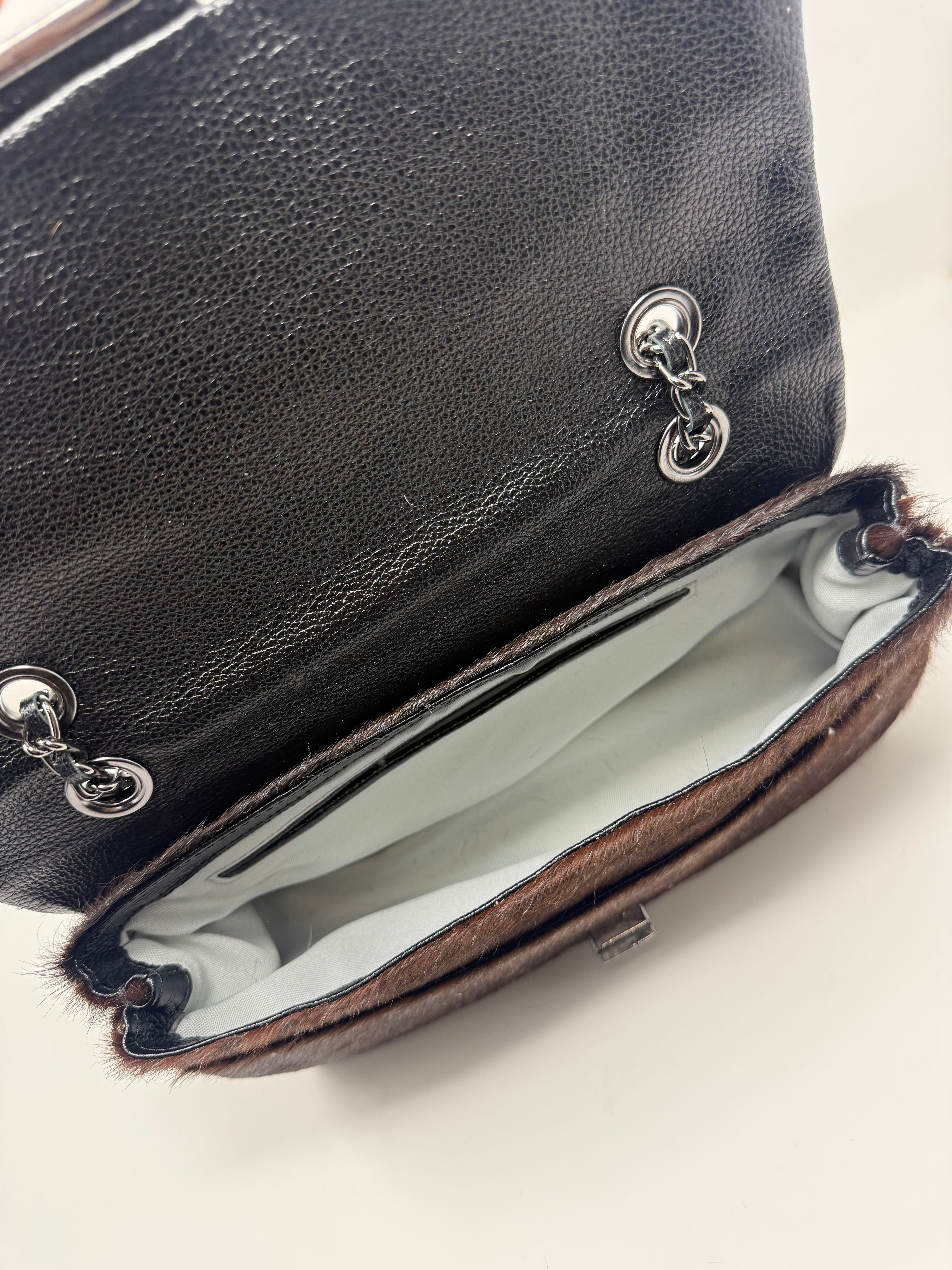 CC flap chain bag purse-Genuine Cowhide #1