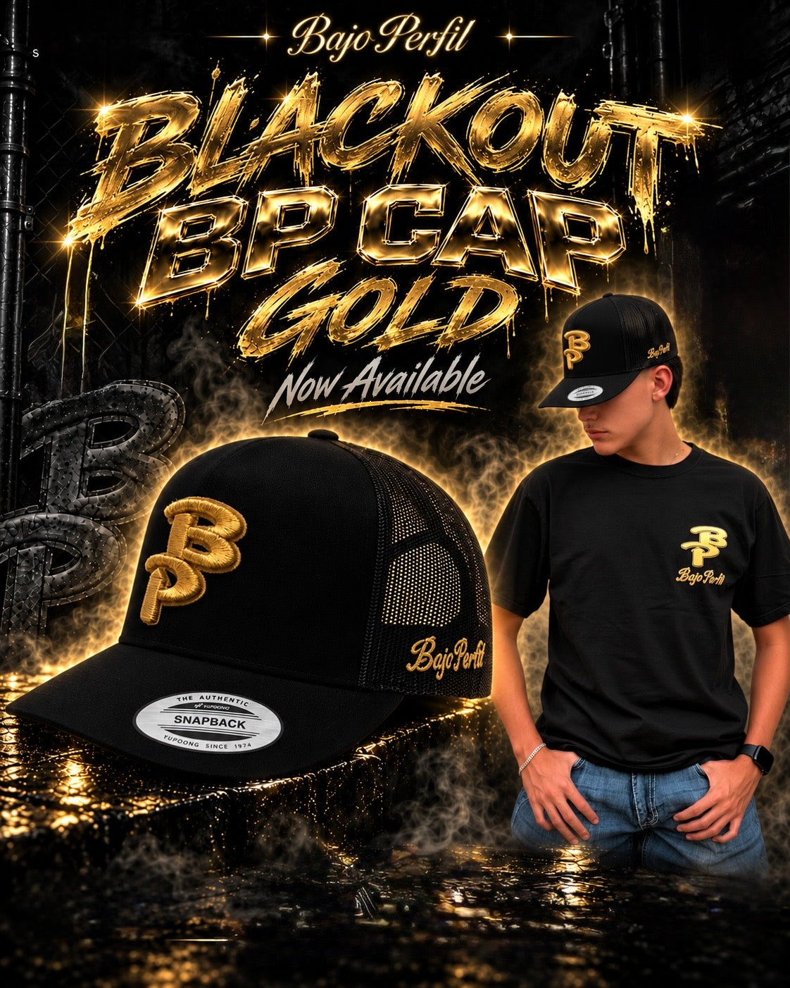 BP blackout gold cap
