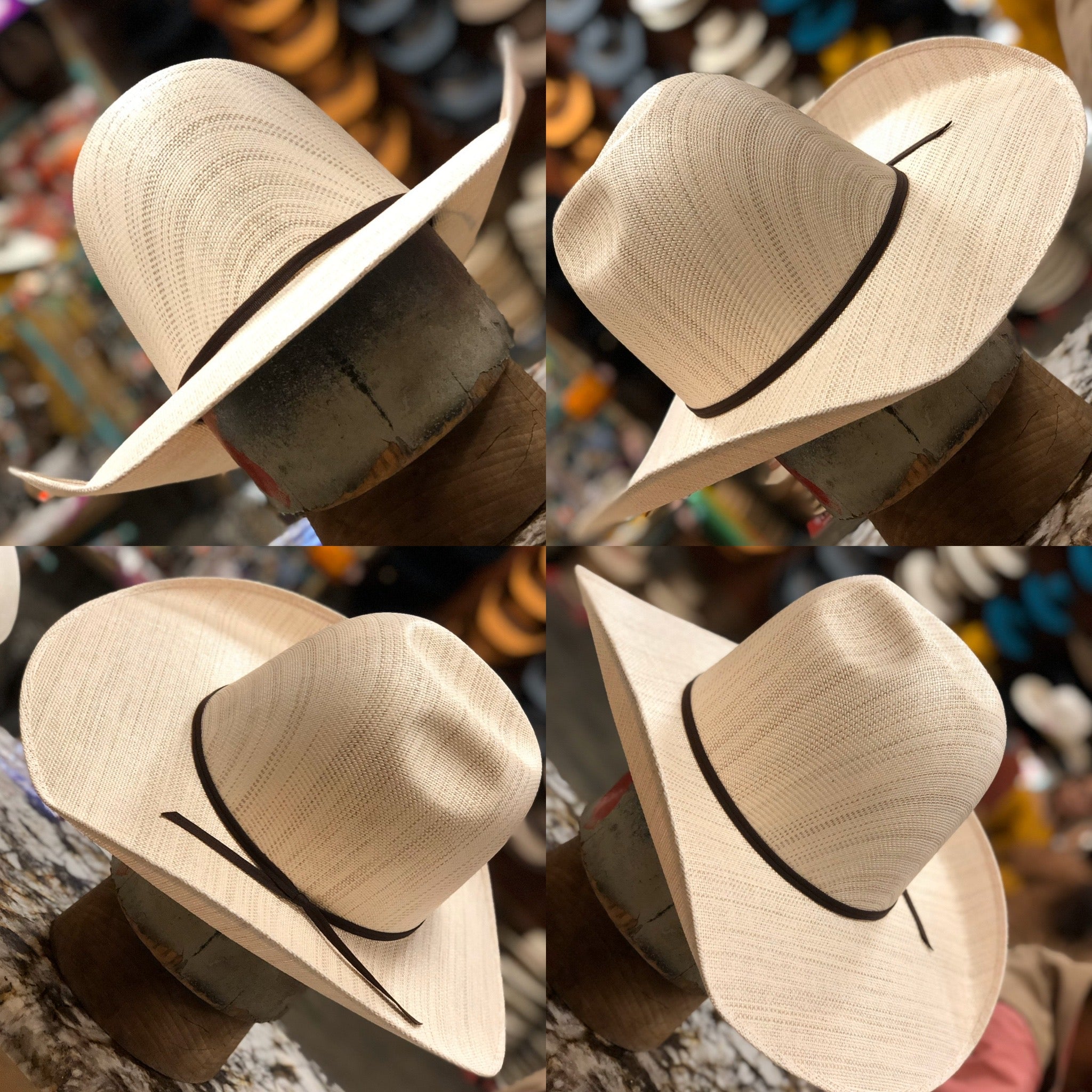 Jobes Hats Straw Hat “Arena” 4”1/4 brim - Jobes Hats, LLC