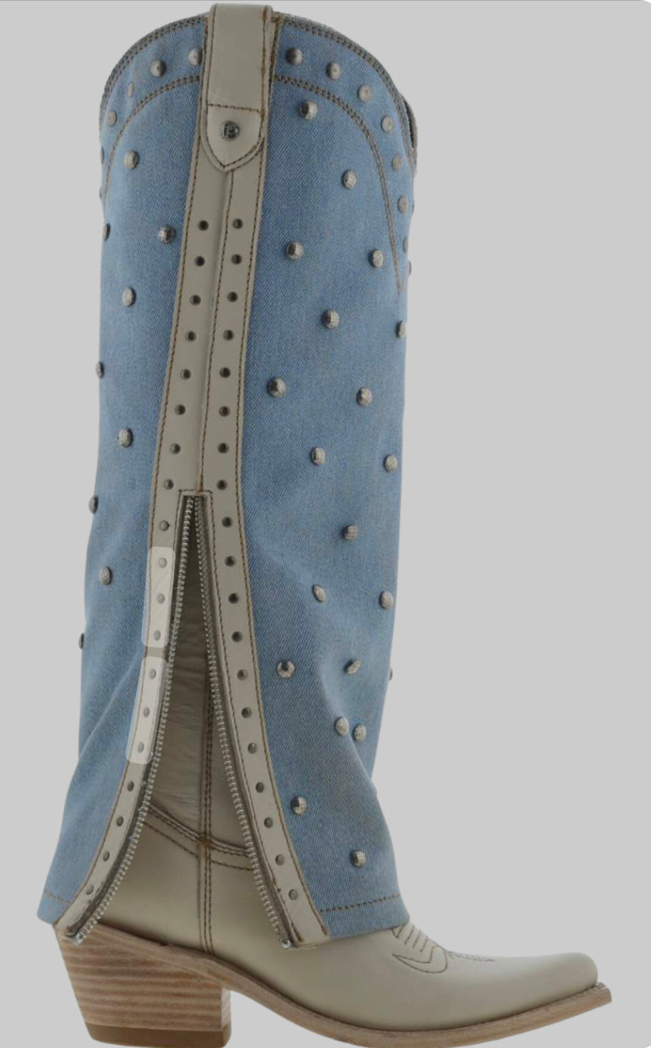 Liberty Black- Danet Bone Infogo Blue Jean LB7129183- Womens Boots - Jobes Hats, LLC