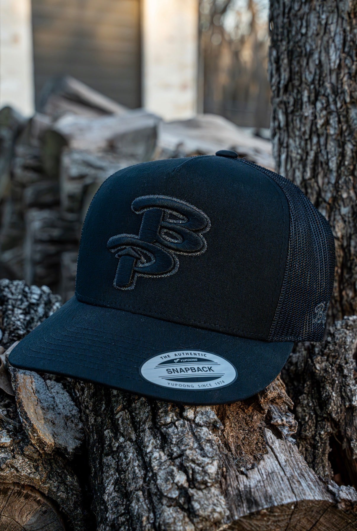 New BP Black/Metallic Black Cap - Jobes Hats, LLC