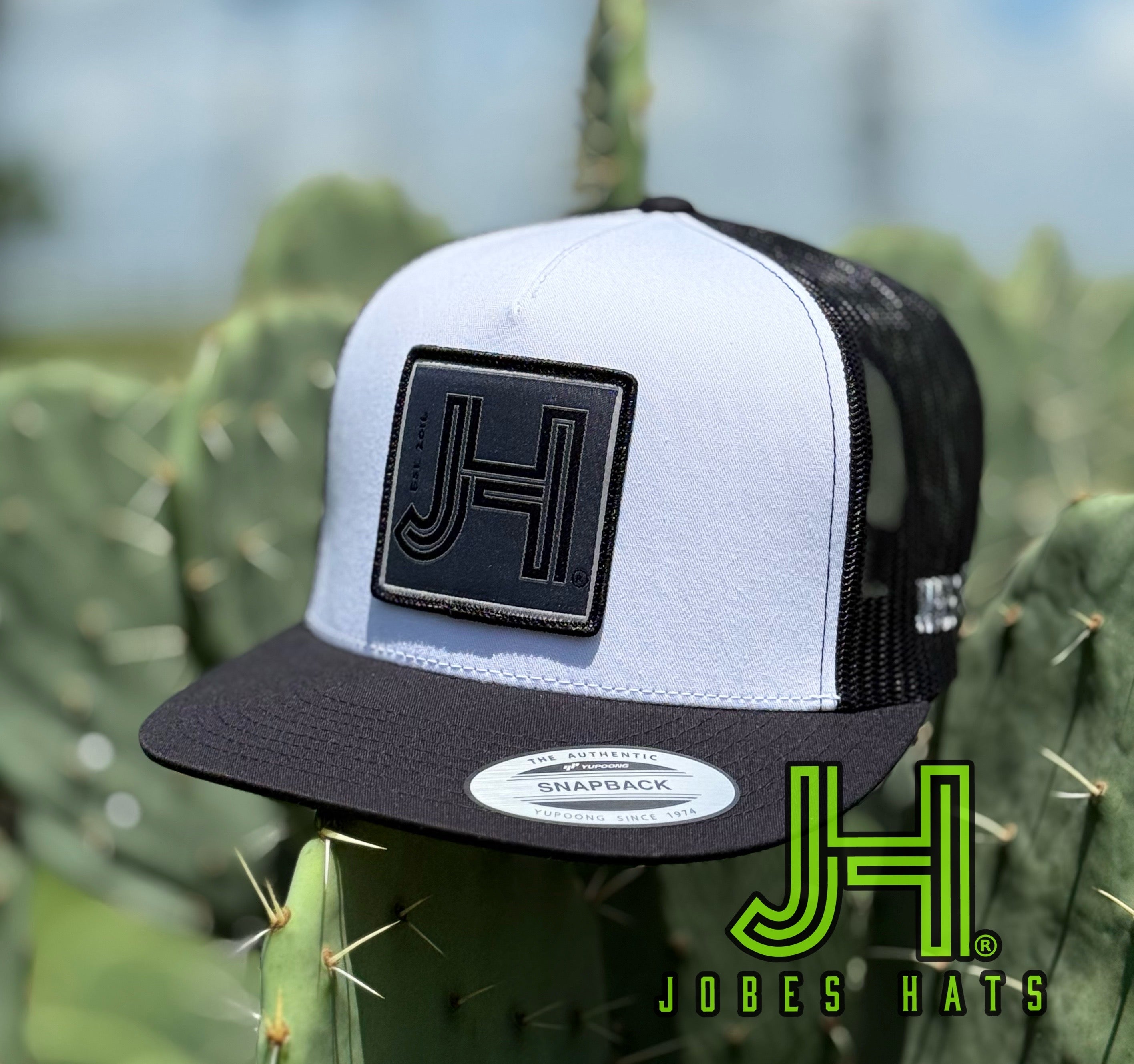 New 2025 JH Cap-Black/White Mamba patch - Jobes Hats, LLC